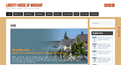 Desktop Screenshot of libertyhouseofworship.com